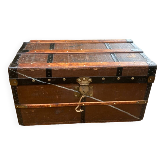 Old travel trunk