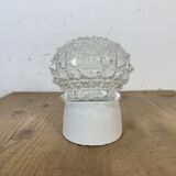 Vintage White Porcelain Wall Light, 1970s