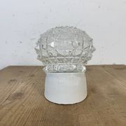 Vintage White Porcelain Wall Light, 1970s