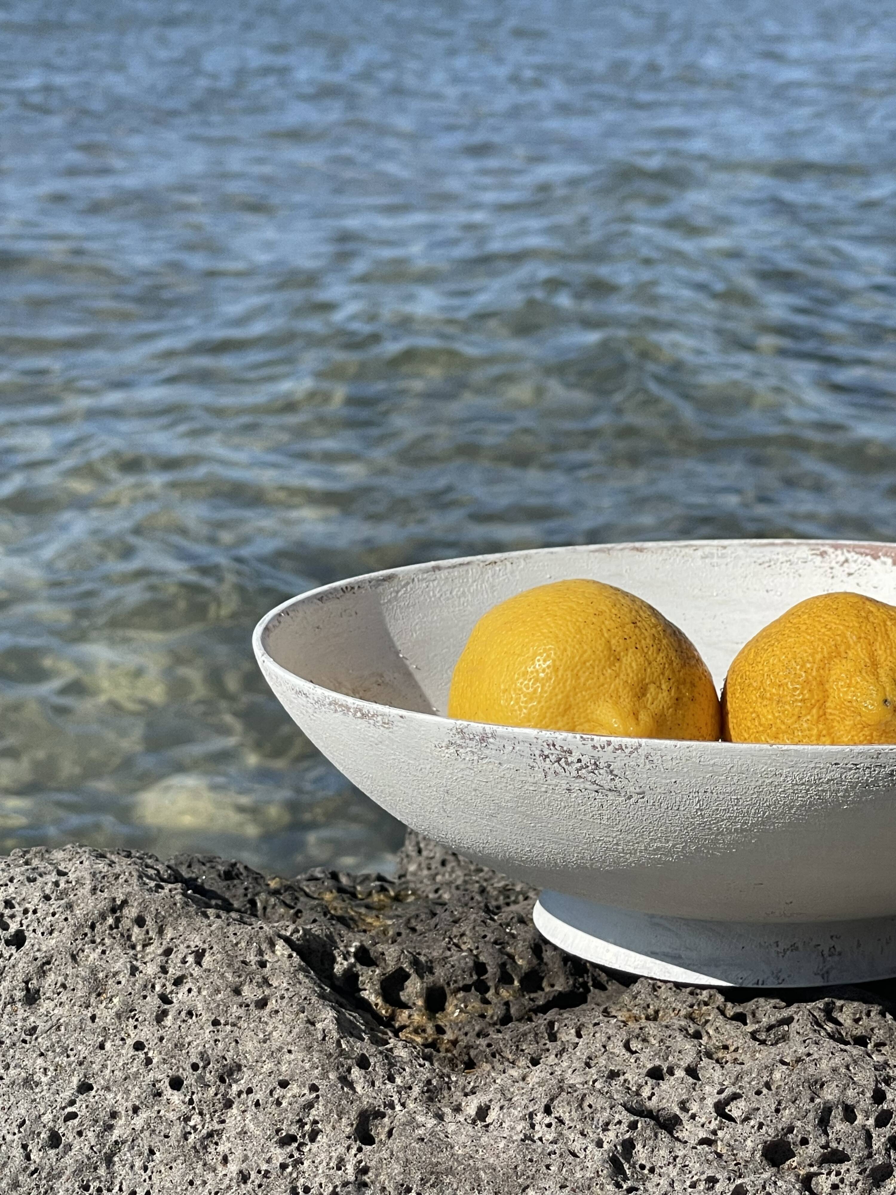 Wabi-sabi fruit bowl