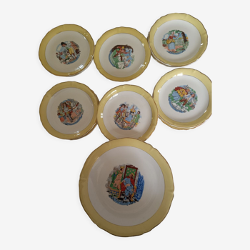 Ceranord porcelain dessert service