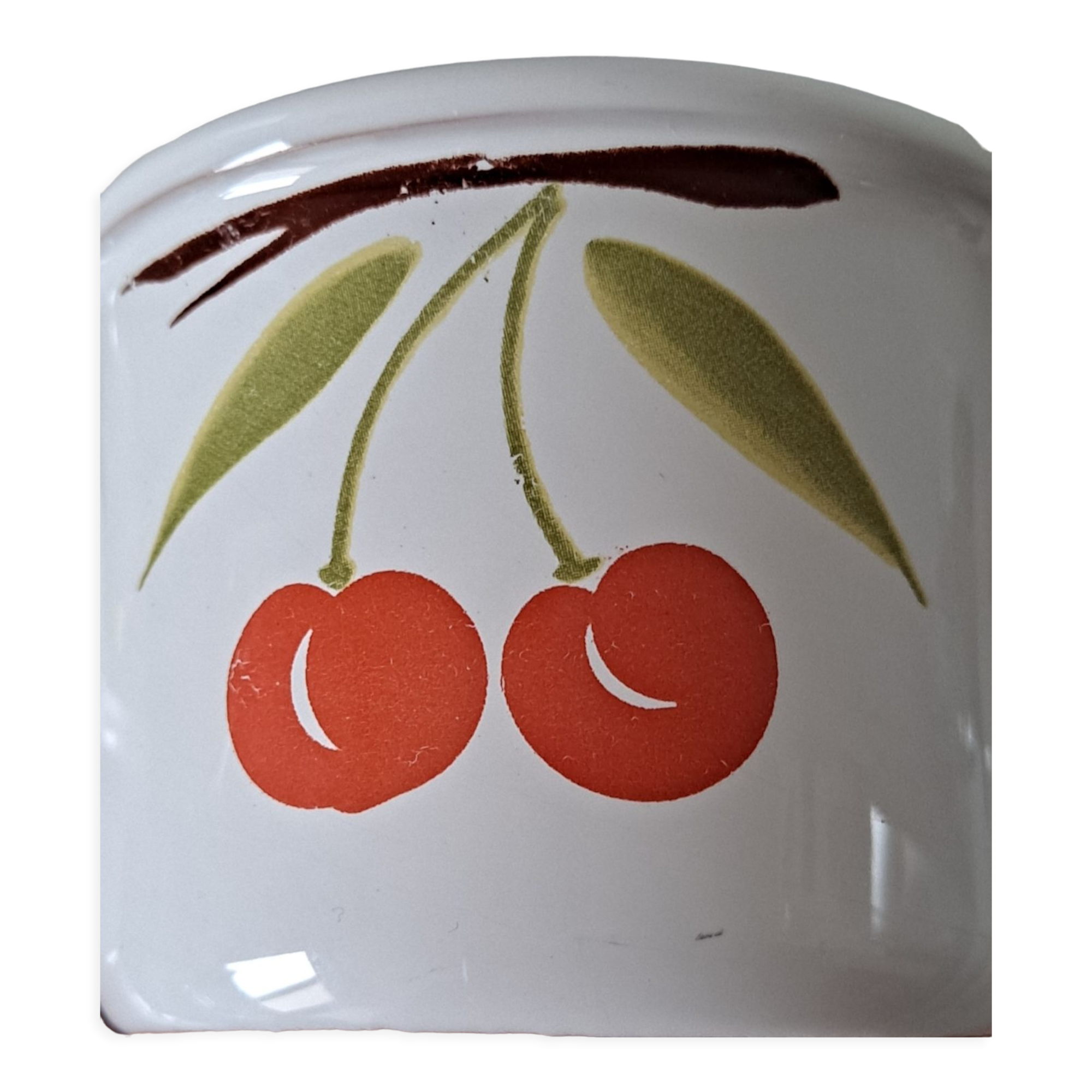 Rillette pots cherry decor