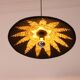 Natural Abaca Lighting 40 cm, Wicker Pendant Light, Light Fixture