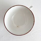 Antique earthenware cup “Colmar” Sarreguemines