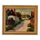 « Scène de village » par Alvar Johansson