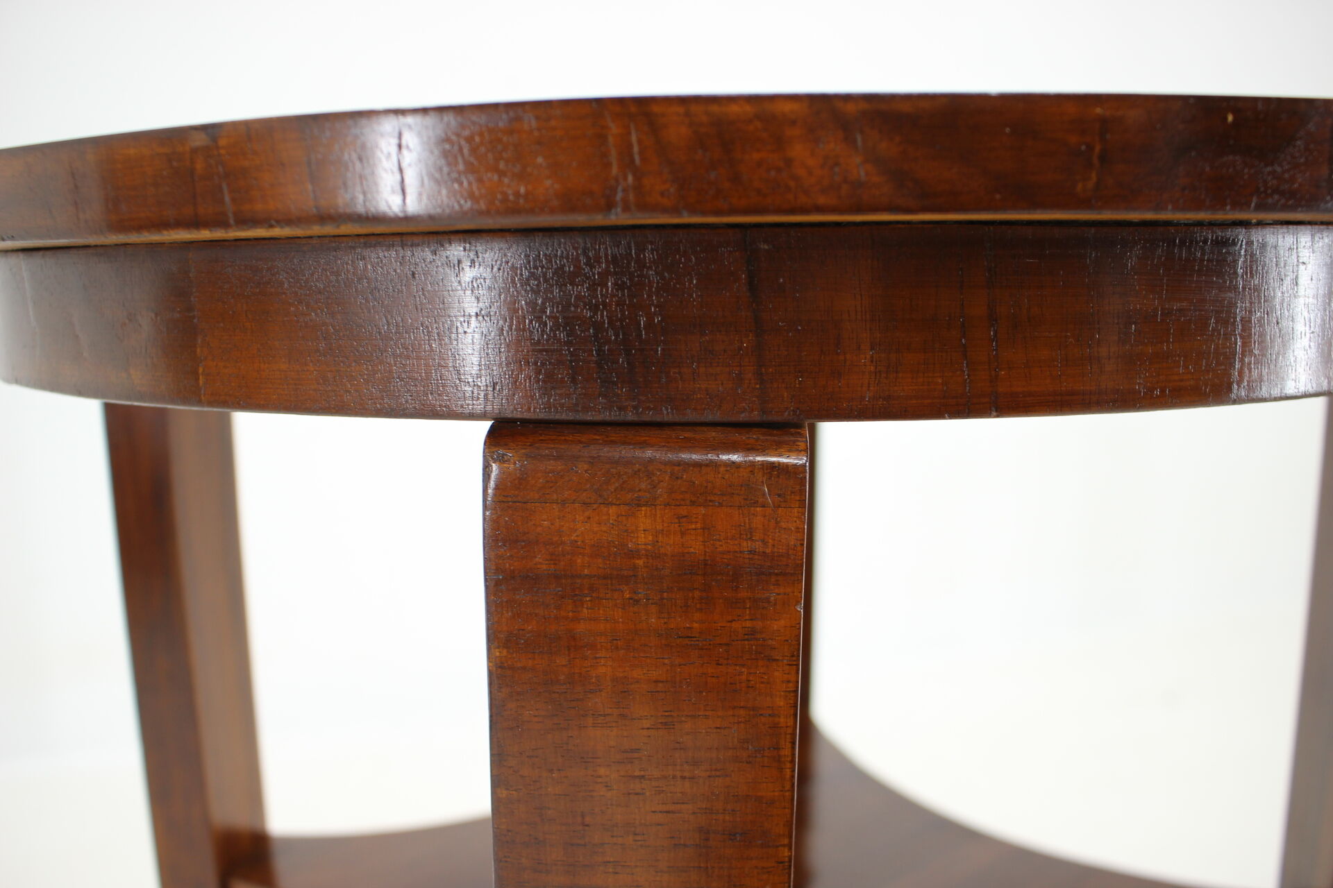 1910s office armchair J&J Kohn Nr.704 and side table,Czechoslovakia