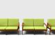 Illum Wikkelsø „Capella“ Set of 1 Armchair and 2 Sofas – Niels Eilersen – 1960s