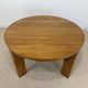 Vintage extendable round table in the spirit of Atelier Chauvin S.A. – 1970s
