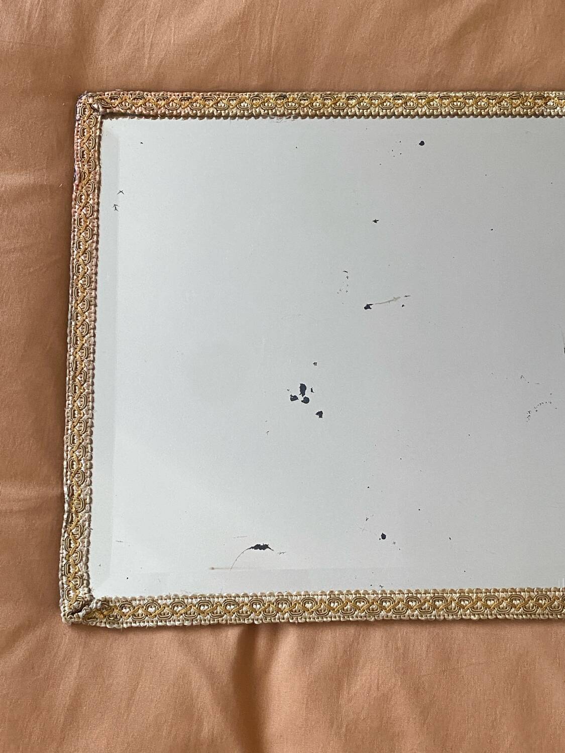 Beveled mirror to place