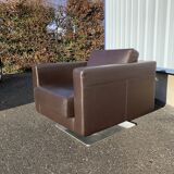 Fauteuil en cuir Vitra