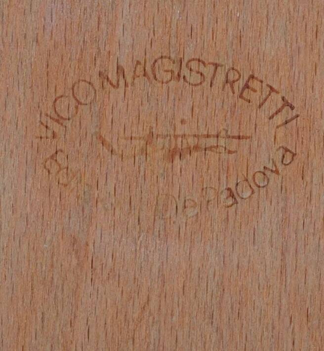 Set of 8 Italian beech wood chairs / Model Marocca by Vico Magistretti for De Padova / 1987