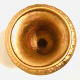 Medici basin in gilded ceramic