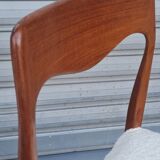 Set of 4 Scandinavian teak chairs
