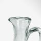 Cruche à eau ancienne en verre soufflé épais