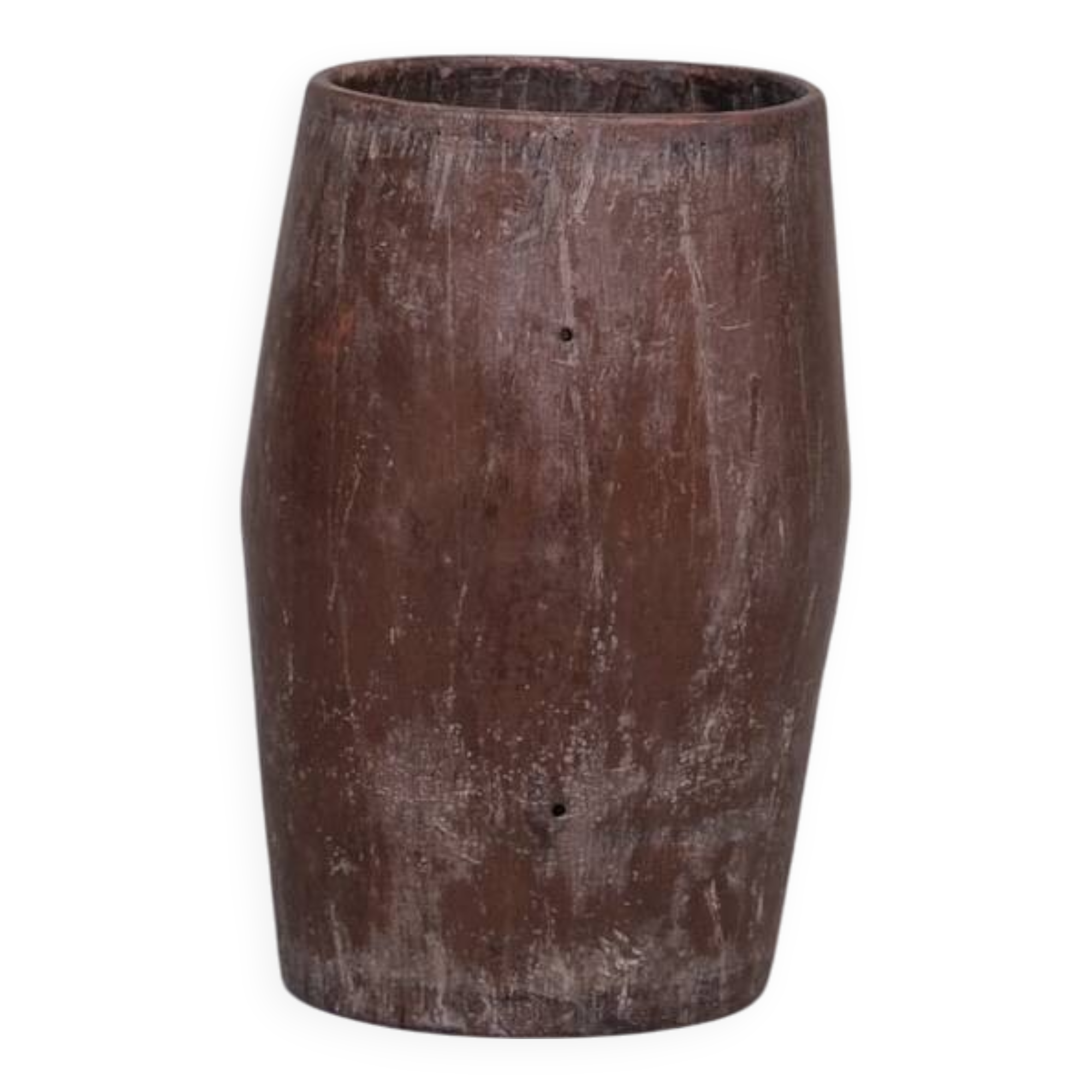 Primitive Wooden Circular Planter or Umbrella Stand