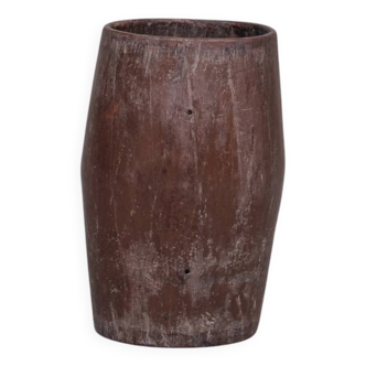 Primitive Wooden Circular Planter or Umbrella Stand