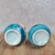 Pair of small antique bud vases numbered 396.