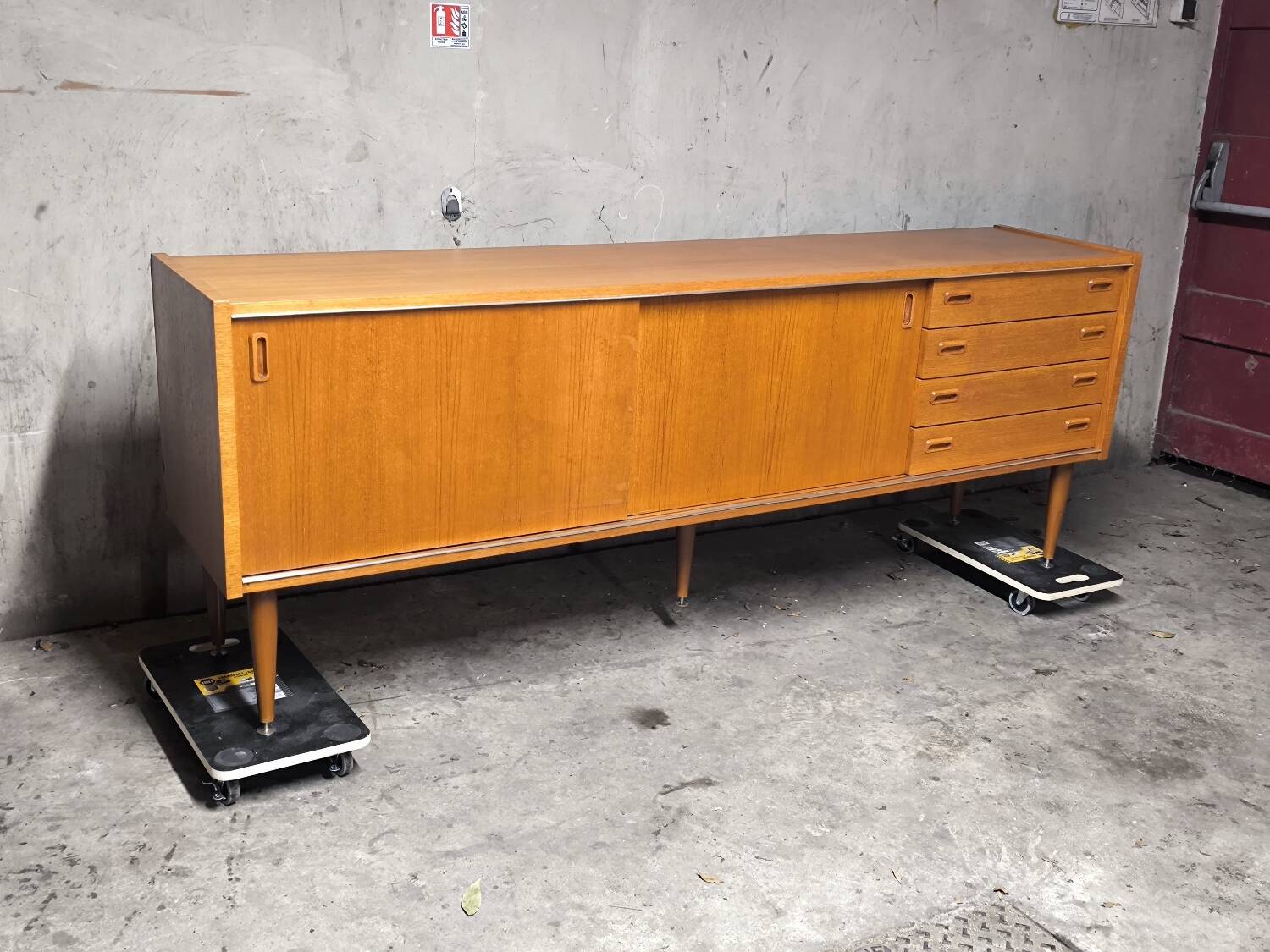 Vintage Scandinavian teak sideboard