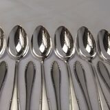Silver plated metal spoons net service cutlery goldsmith Reneka soup