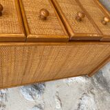 Commode en rotin
