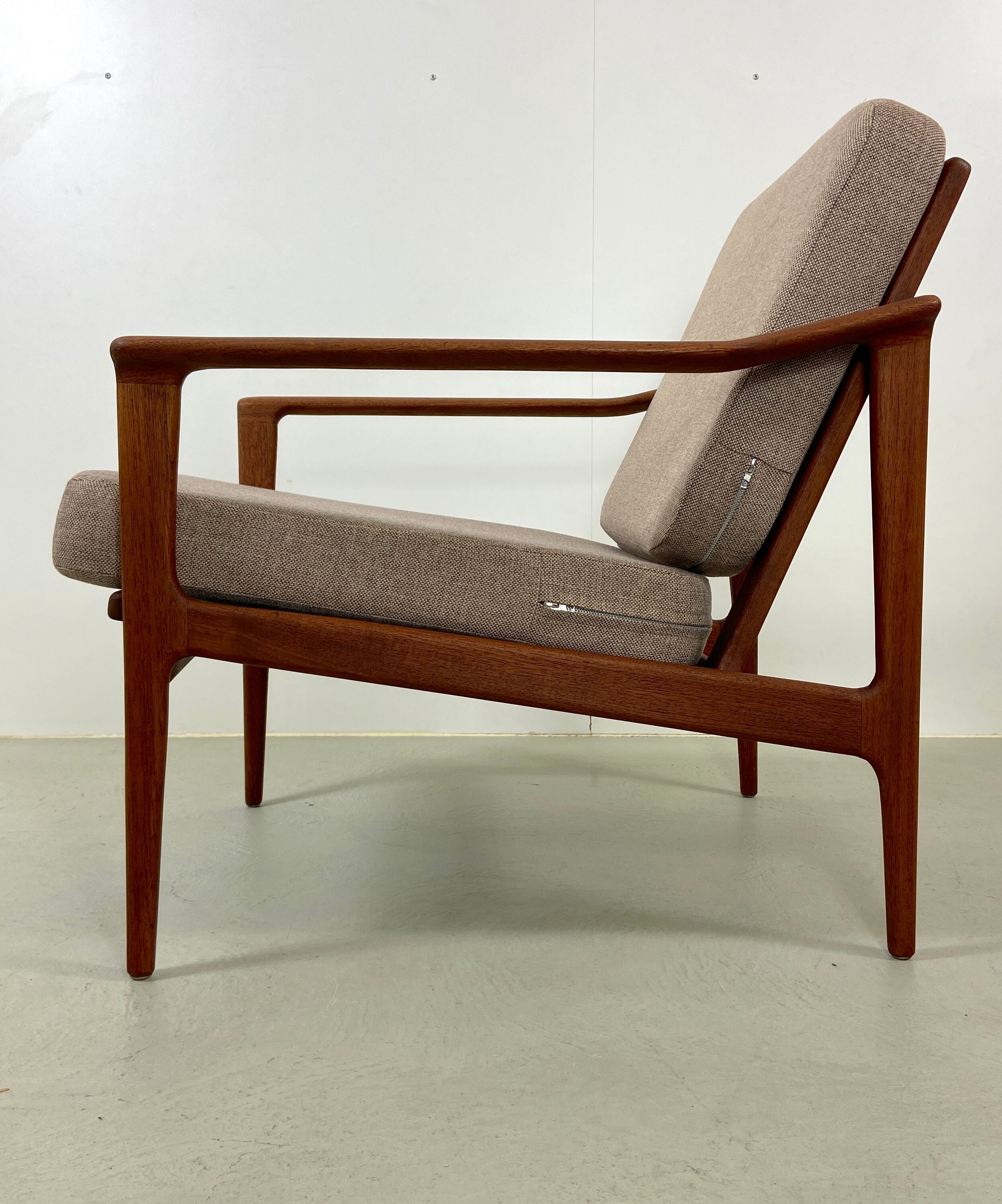 Danish teak armchair by Ib Kofod-Larsen for Selig