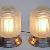 Pair of lamp building modernist art deco skyscraper skyscraper 1930 sign p d'avesn france