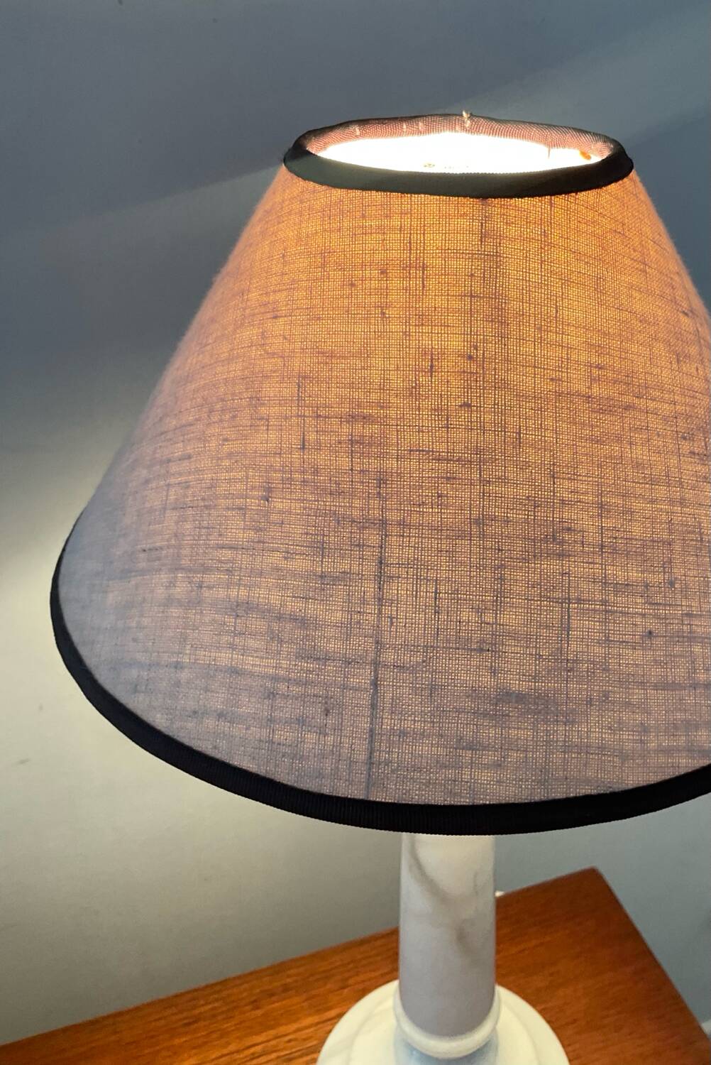 Vintage marble lamp from the 70s