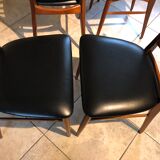 Set of 6 Scandinavian chairs in Teak "Lis" by Niels Koefoed, Circa 60's