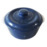 Old fontignac blue ceramic casserole