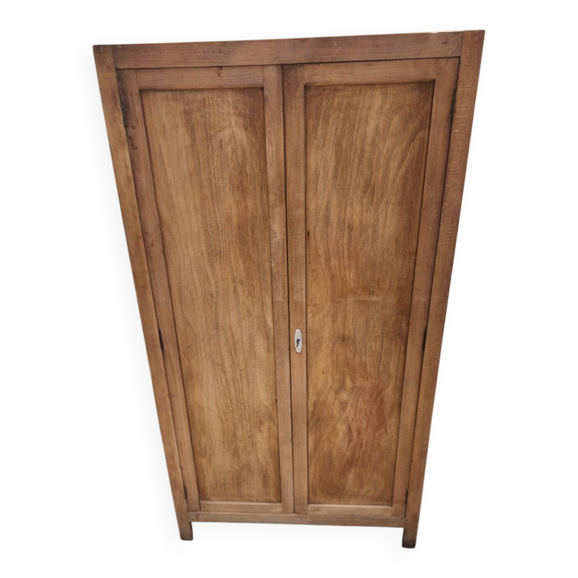 Armoire parisienne 2 portes décapee 1950