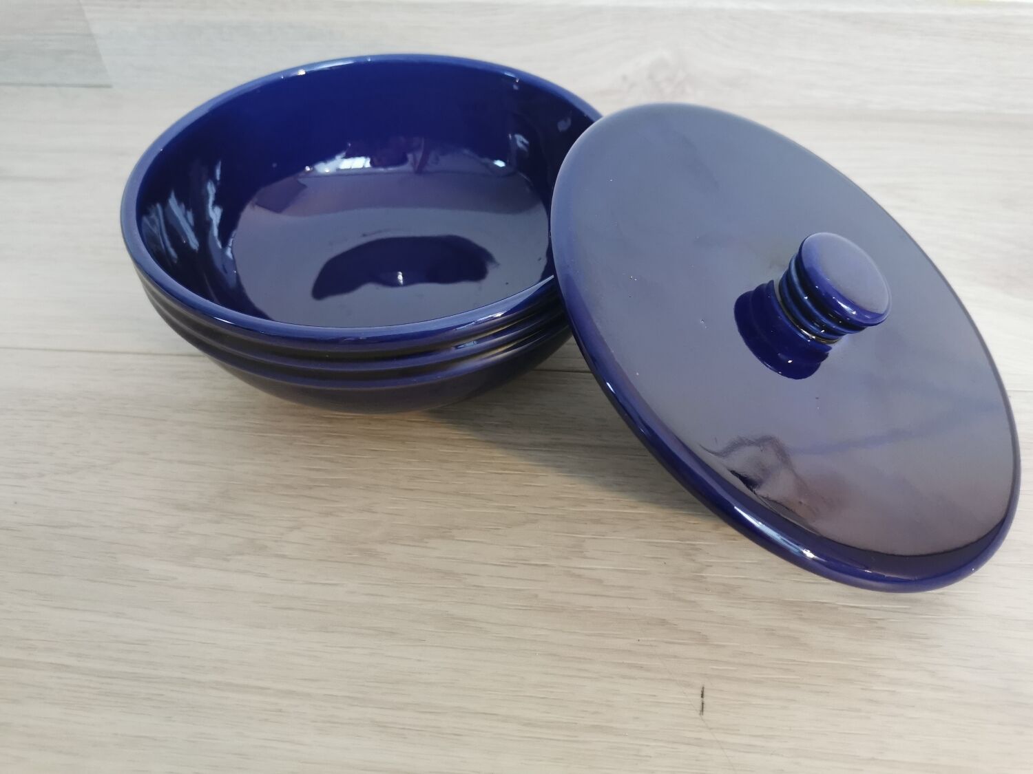 Elchinger blue ceramic box