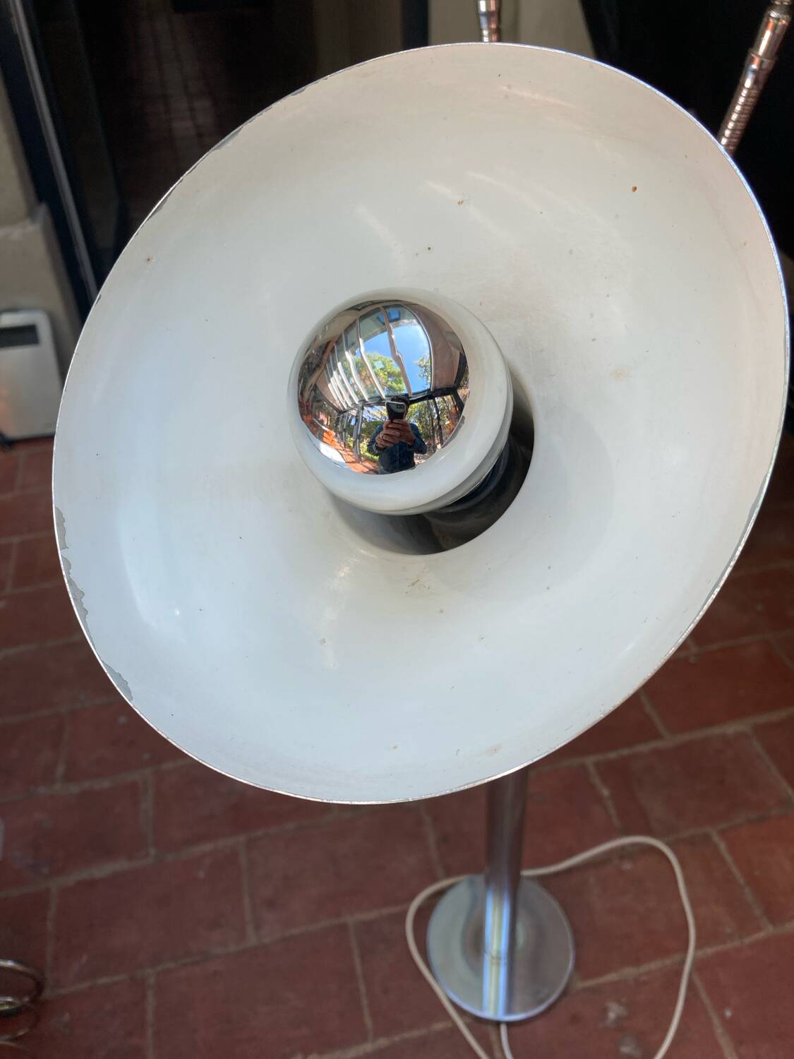 Vintage 70s lamp in the Pierre Folie style