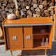 Buffet ou bar vintage pieds compas et roulettes