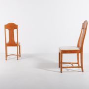 Pair of chairs in bramble wood from Nordiska Kompaniet