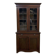 Early 20th century English two-section mahogany bookcase