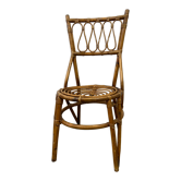 Chaise en rotin vintage