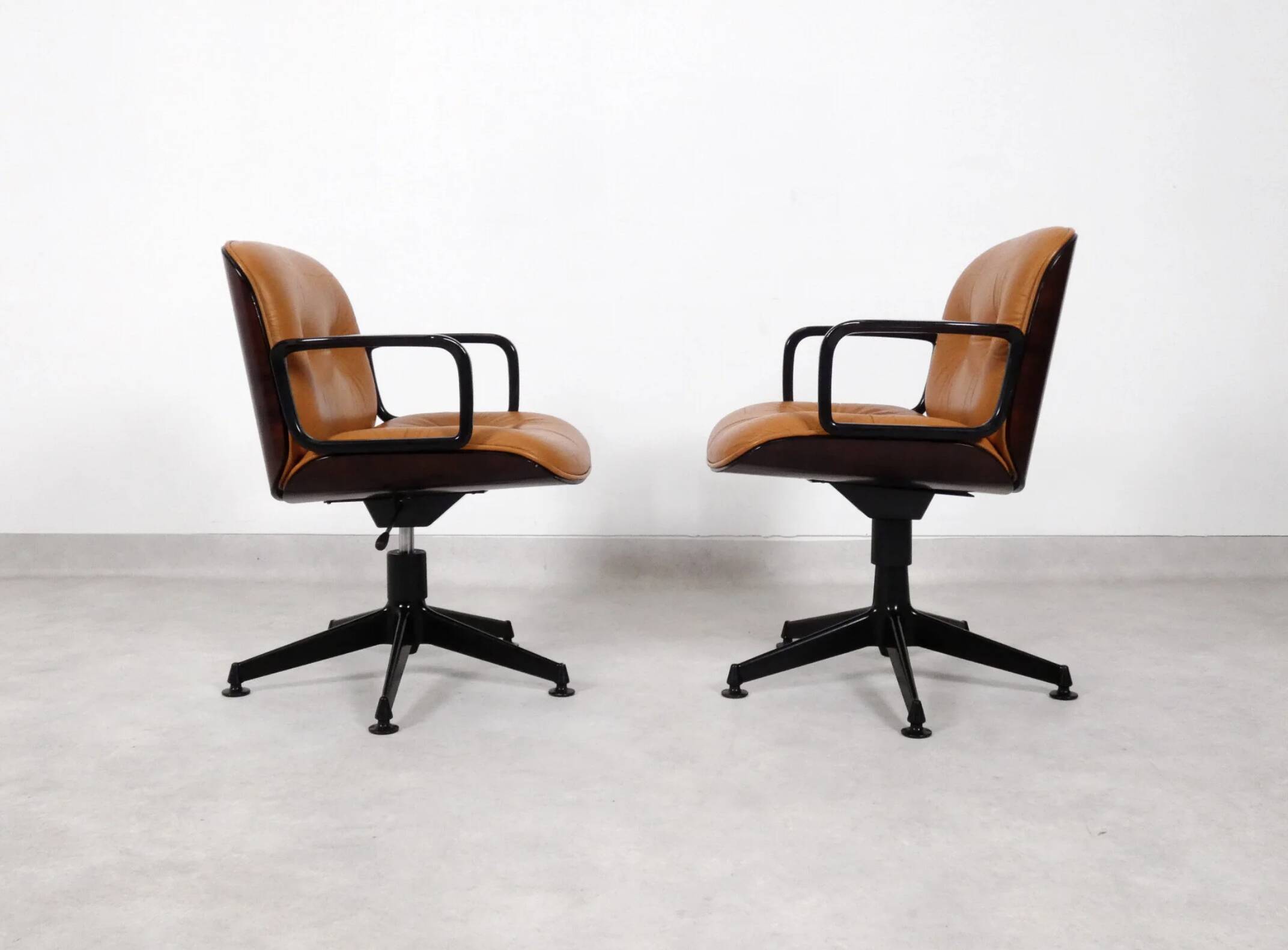 Office chairs by Ennio Fazioli for MIM Roma