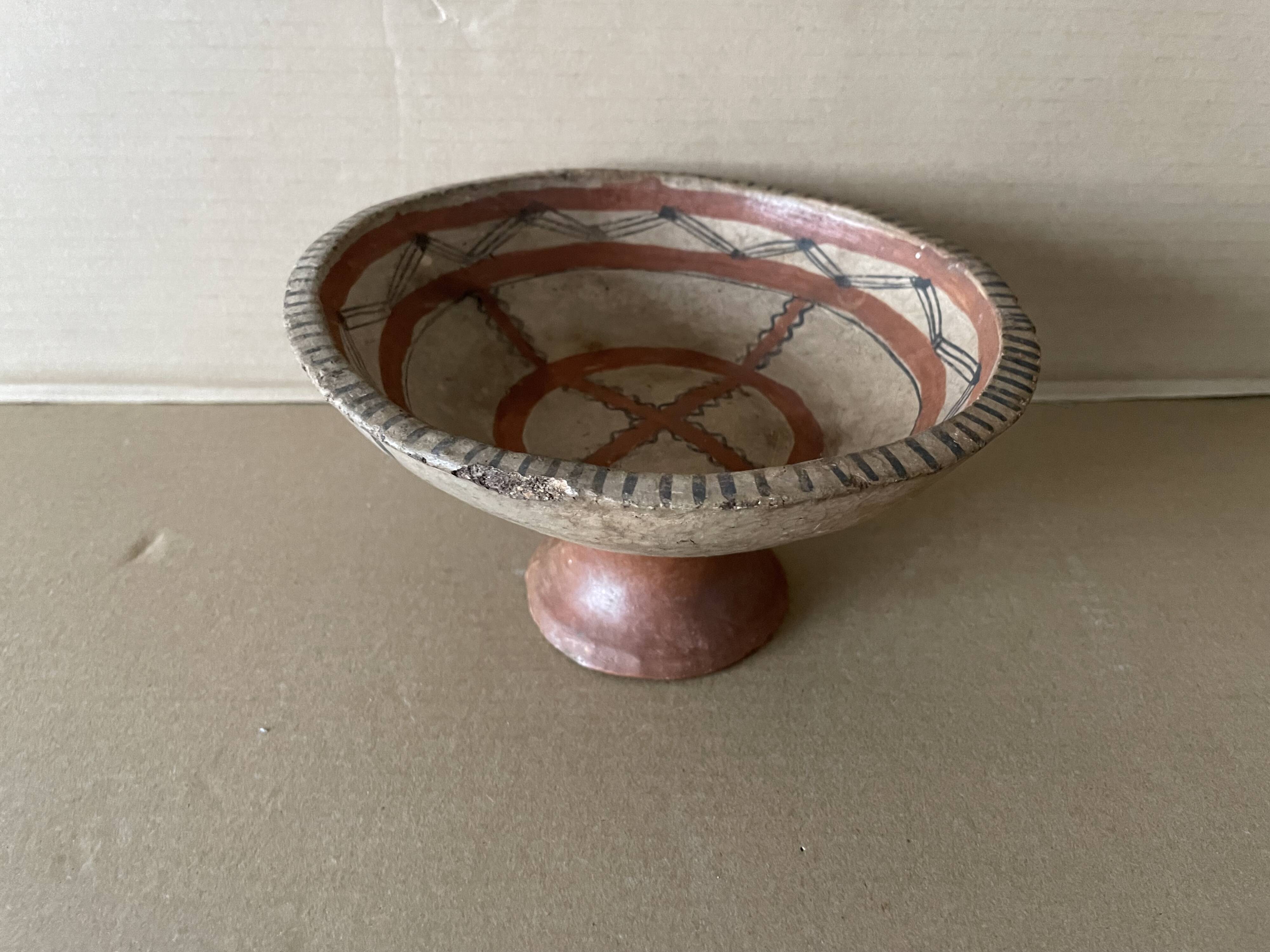 Antique terracotta cup