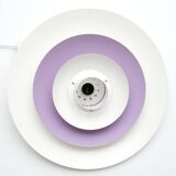 White Scandinavian Form Light lamp, Denmark 1970s