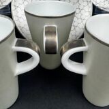 Set of 6 Raynaud Silver coffee cups, shaking cups