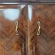 Mahogany sideboard with a glass top, 1960