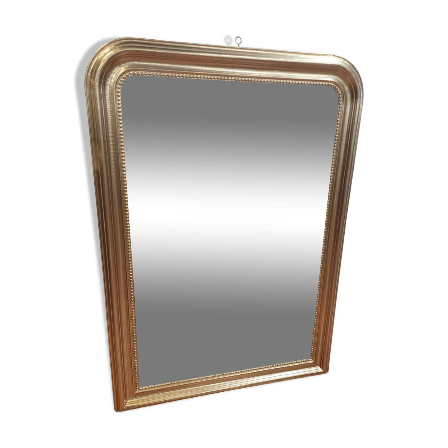 Old mirror Louis Philippe gilded mirror with mercury 124×88cms