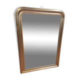 Old mirror Louis Philippe gilded mirror with mercury 124×88cms