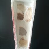 Patinated plaster wall cariatide console