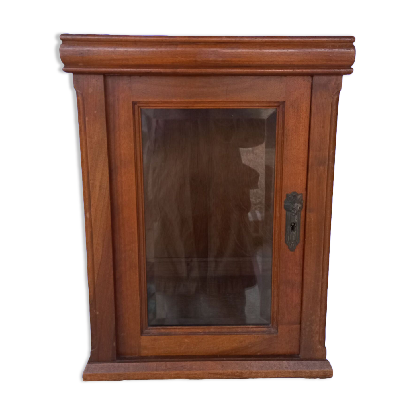 Chevat showcase wood glass