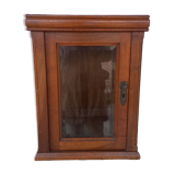 Chevat showcase wood glass