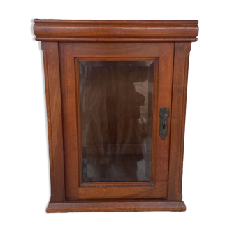 Chevat showcase wood glass