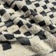 Magnificent Moroccan Beni Ouarain Berber Rug - White and Gray - Dimensions 205x320 cm