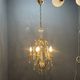 Vintage Italian Crystal Chandelier, 1940s