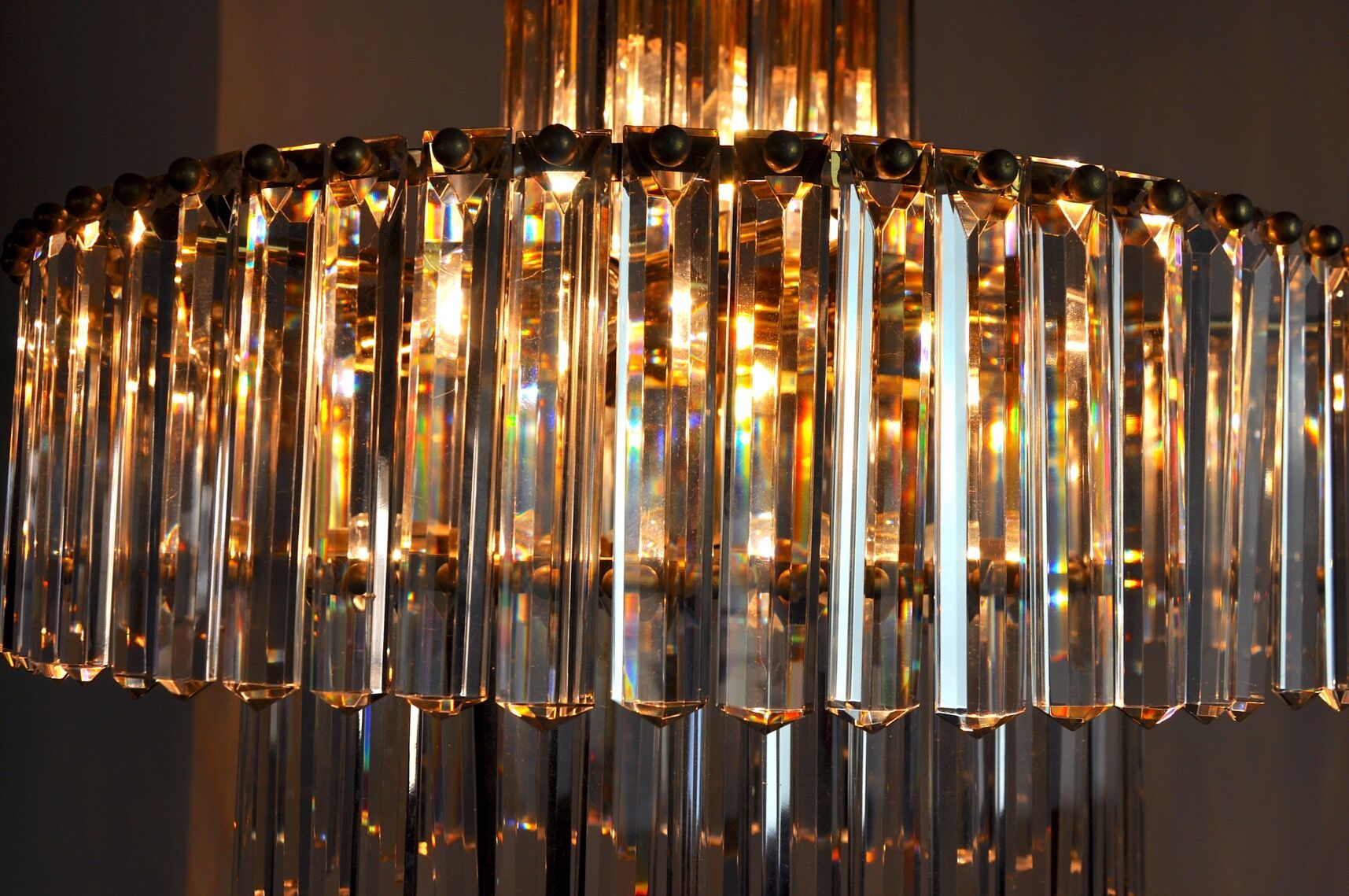 Kinkeldey chandelier, 3 levels, Germany, 1970